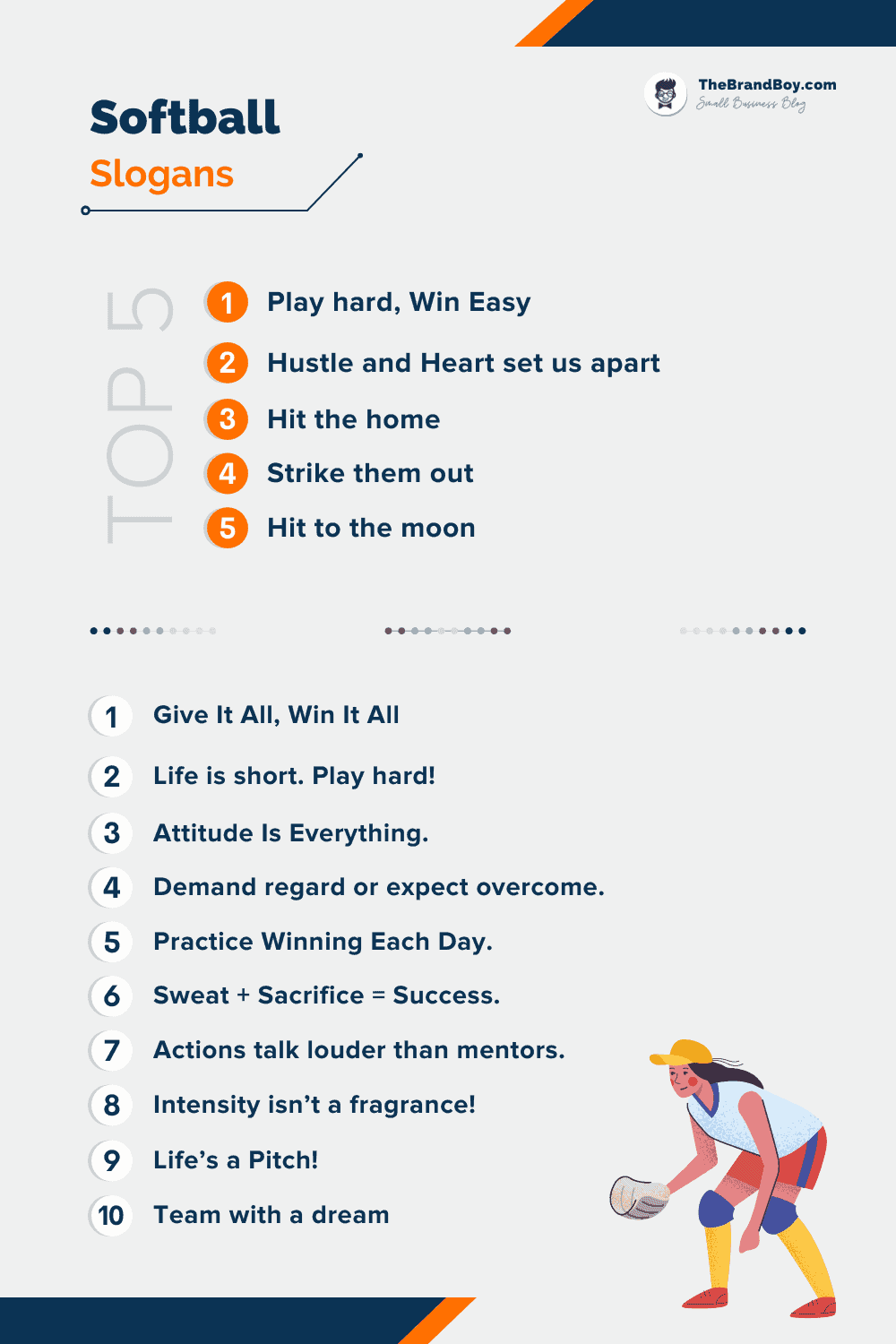 876+ Amazing Softball Slogans, Phrases, And Mottos (Generator + Guide)