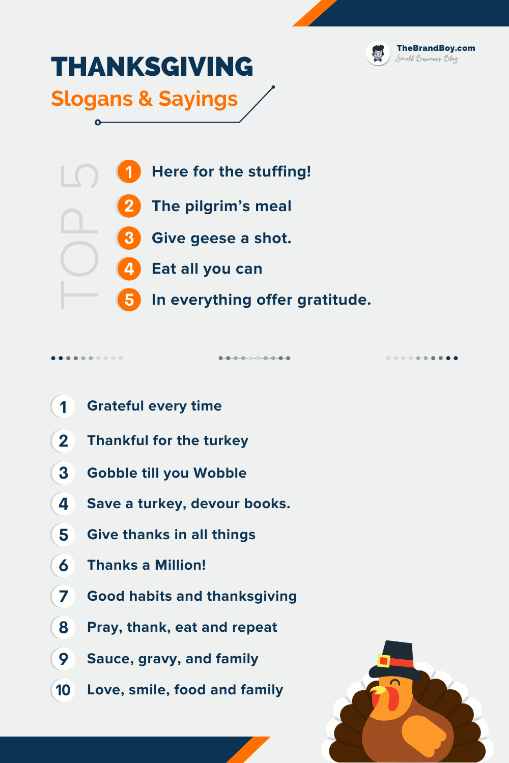 687+ Catchy Thanksgiving Slogans and Phrases (Generator + Guide ...