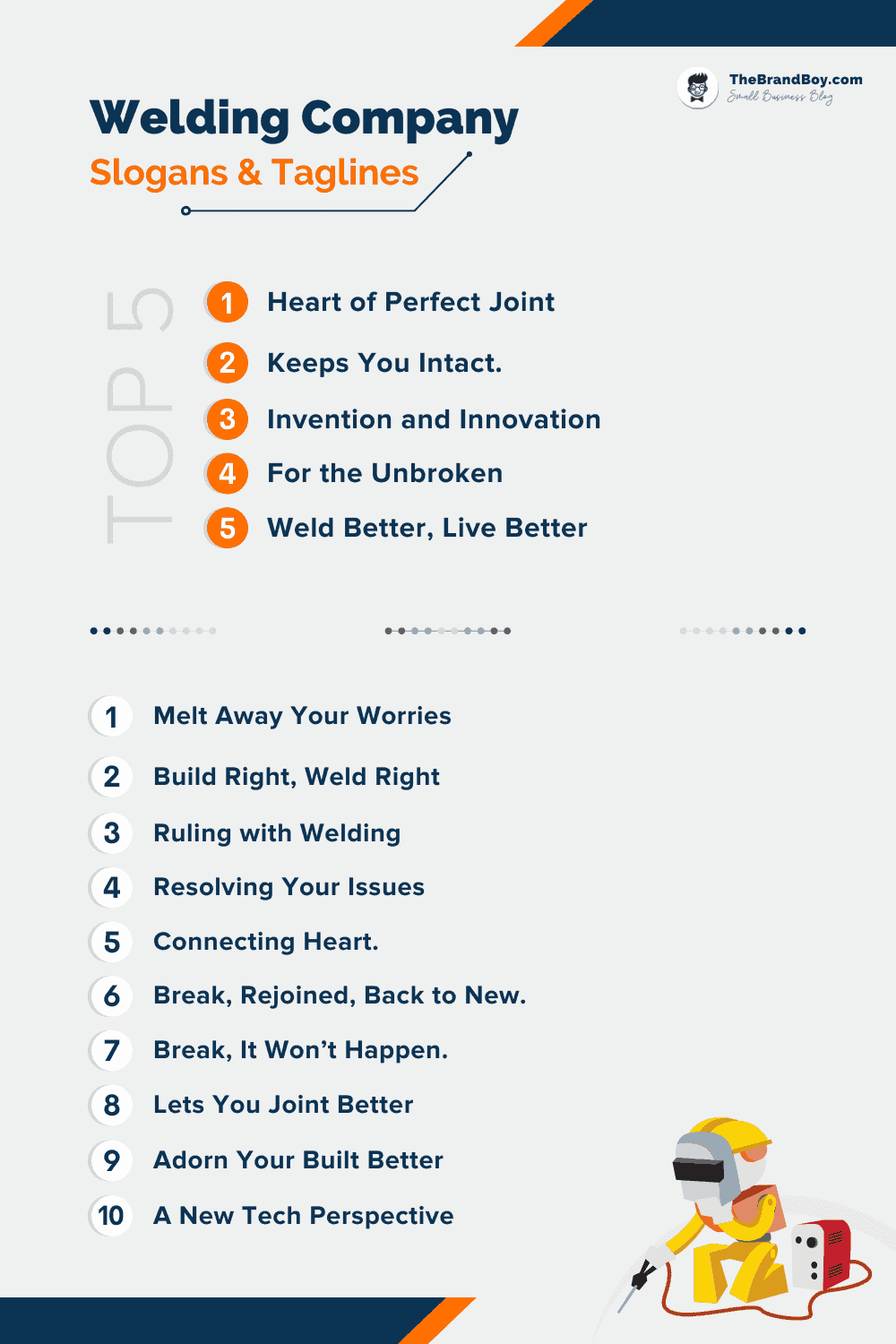 689+ Catchy Welding Slogans And Taglines (Generator + Guide)