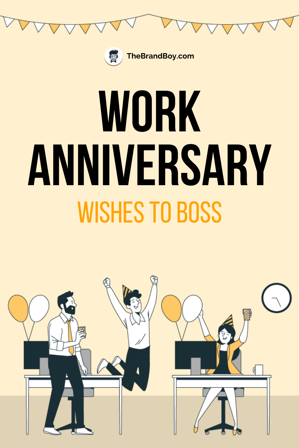 Happy Work Anniversary To Boss