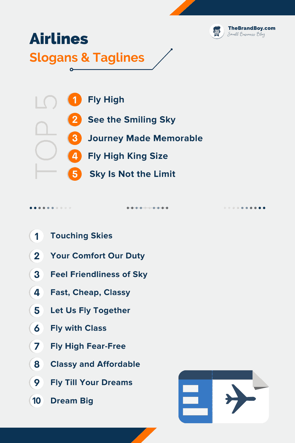 221+ Very Catchy Airlines Slogans and Taglines