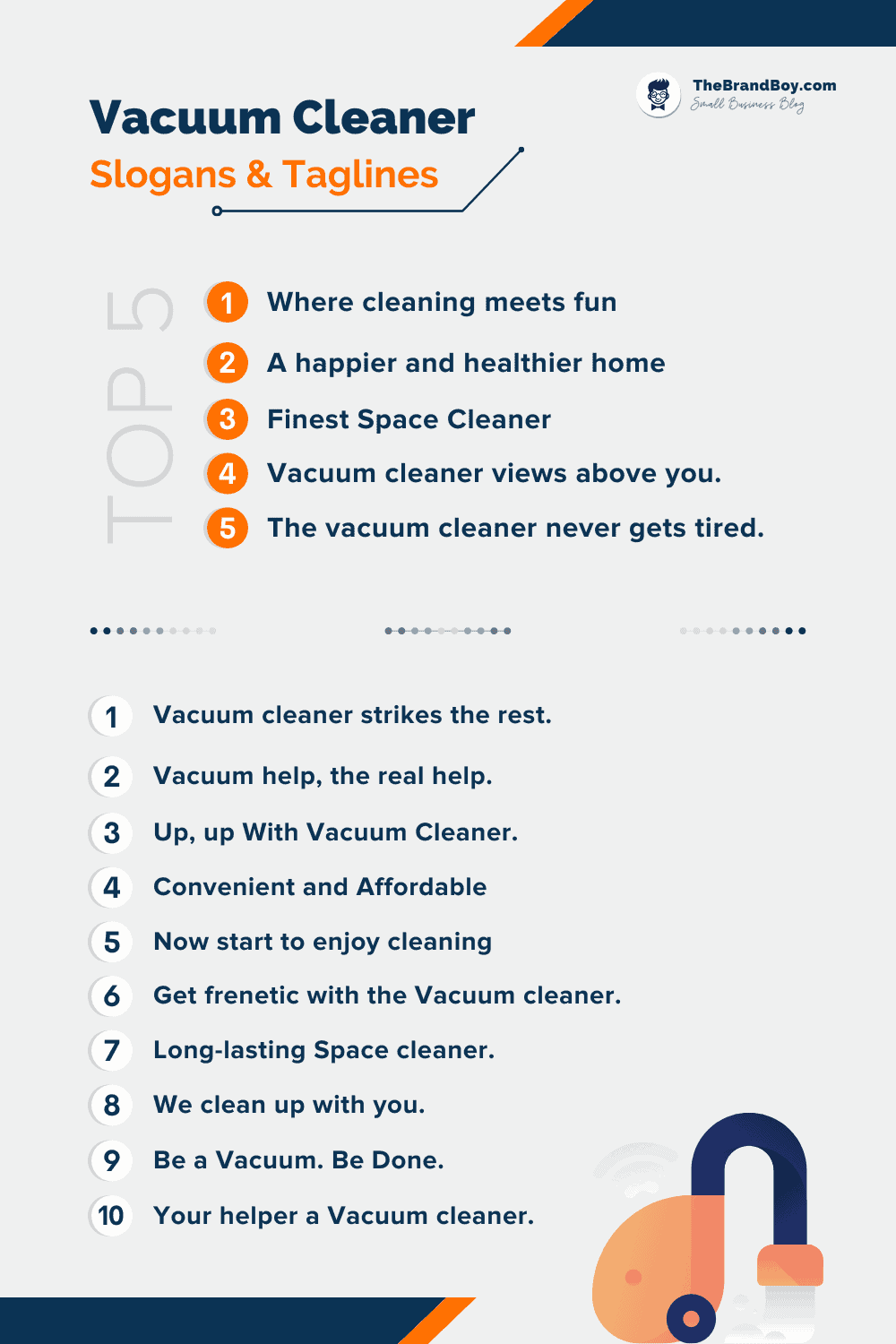 301+ Catchy Vacuum Cleaner Company Slogans And Taglines