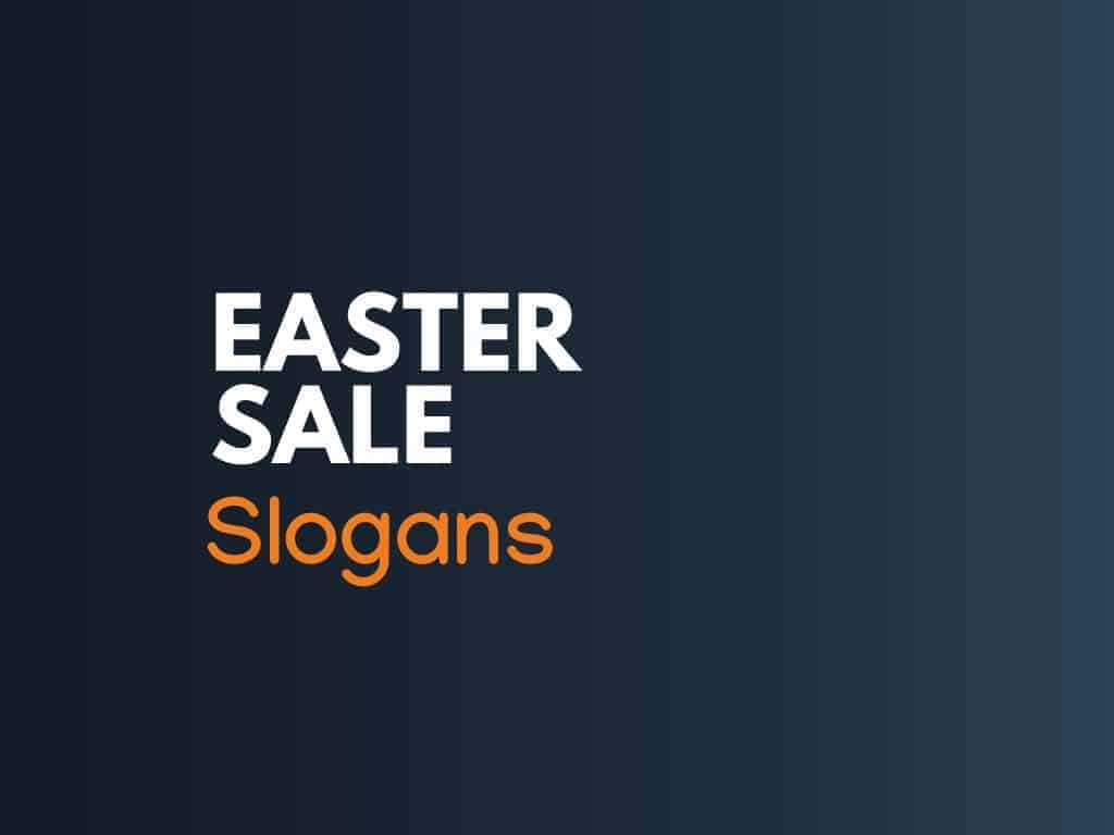 610+ Best Easter Sale Slogans And Taglines (Generator + guide) BrandBoy