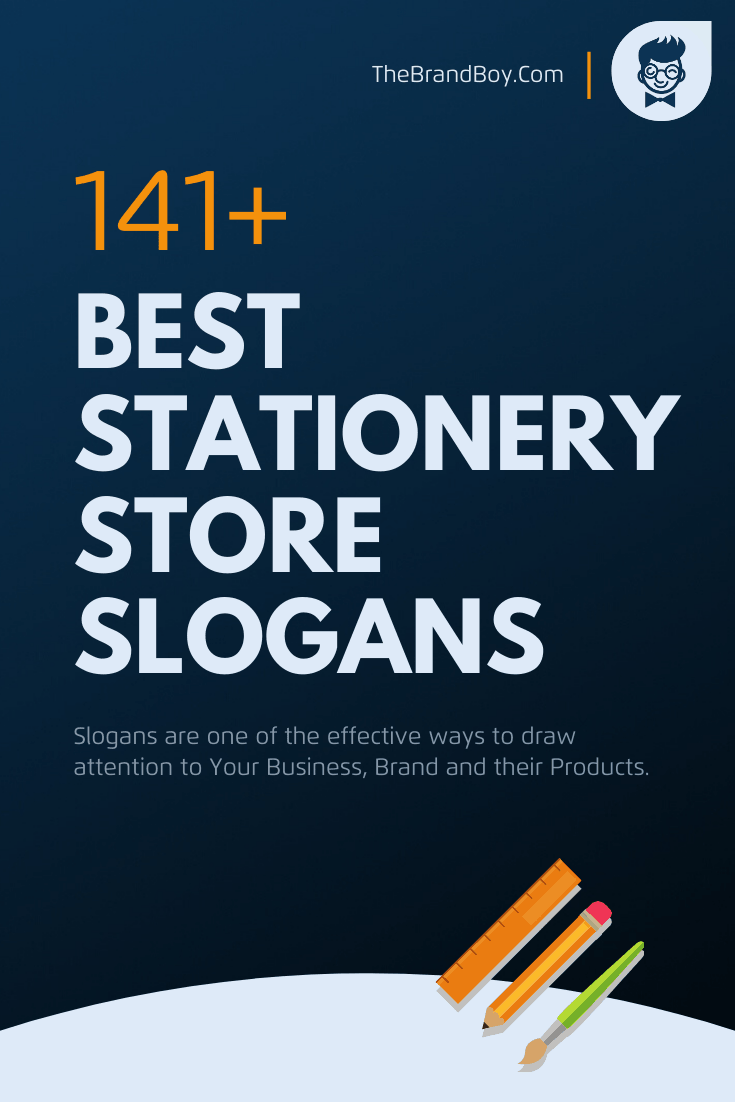 Catchy Stationery Shop Slogans List Taglines Phrases Names Hot Sex