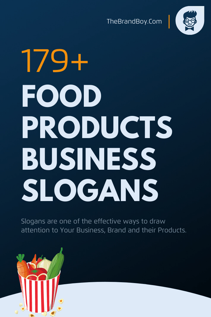 375+ Best Food Products Slogans, Mottos, and Taglines