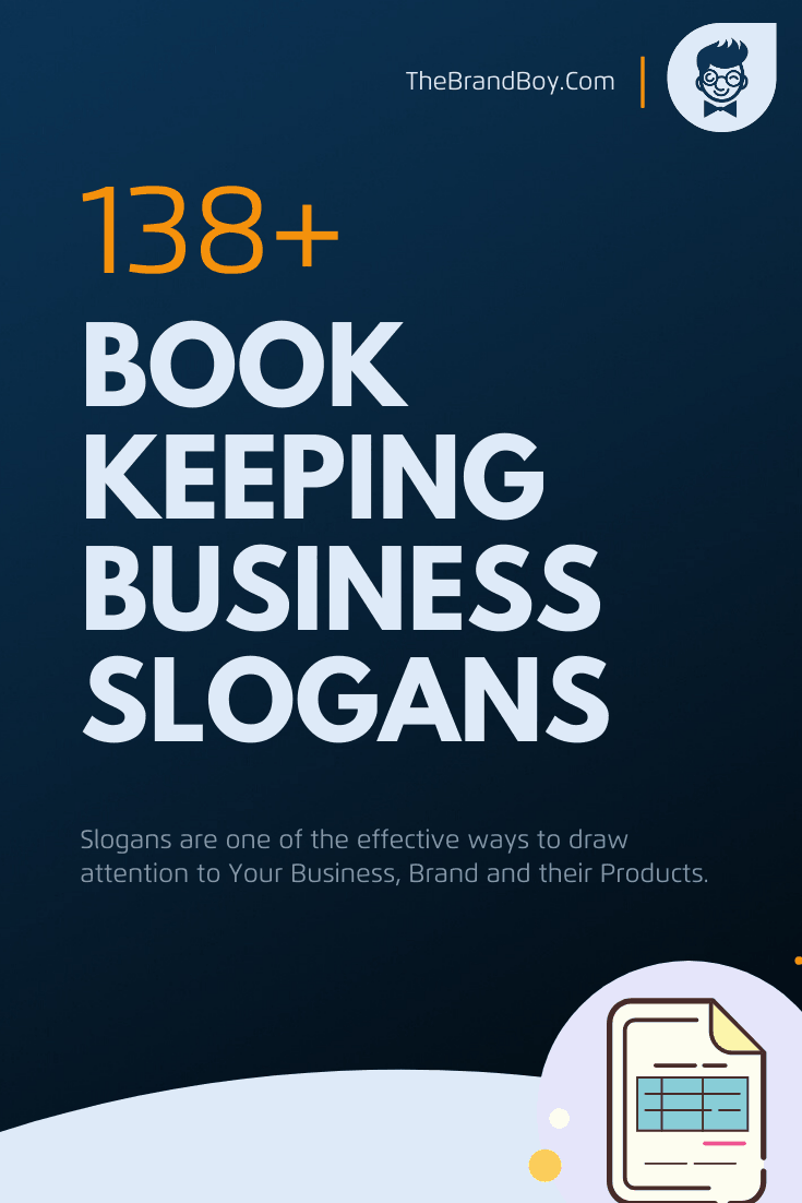 780+ Catchy Bookkeeping Slogans And Taglines (Generator + Guide) BrandBoy