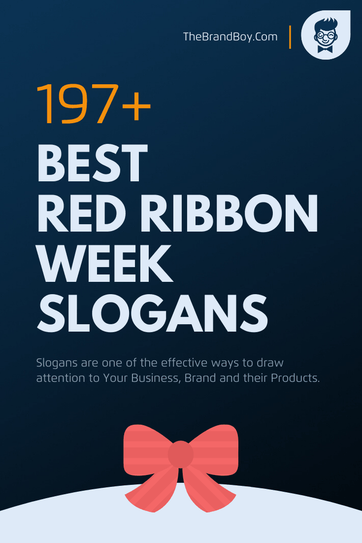 874+ Best Red Ribbon Week Slogans And Sayings (Generator + Guide