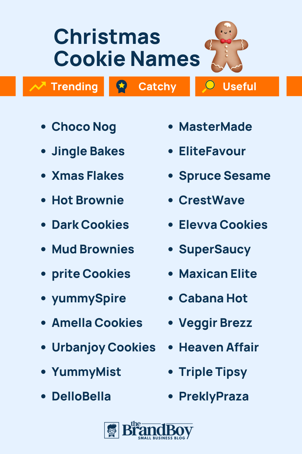 Christmas Cookie Names: 580+ Best And Catchy Names