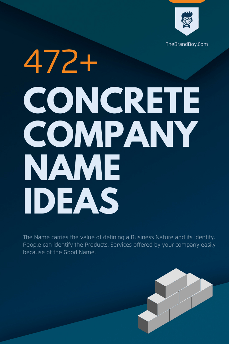 449+ Good Concrete Company Names That You Can Use