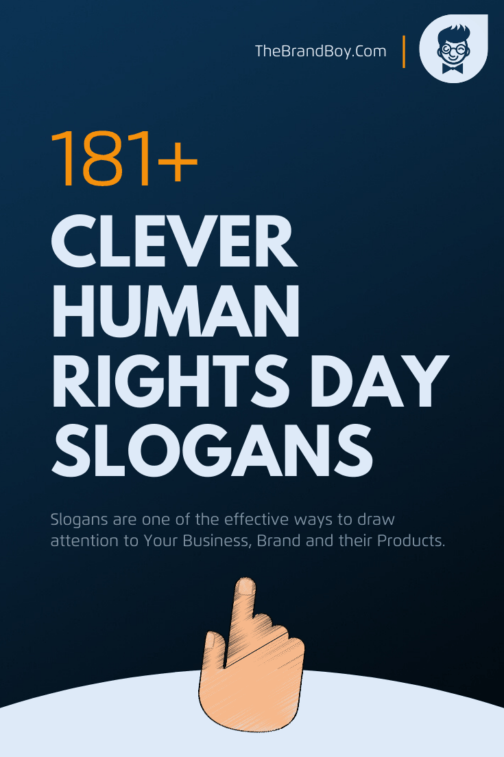 355+ Clever Human Rights Slogans And Taglines (Generator + Guide ...