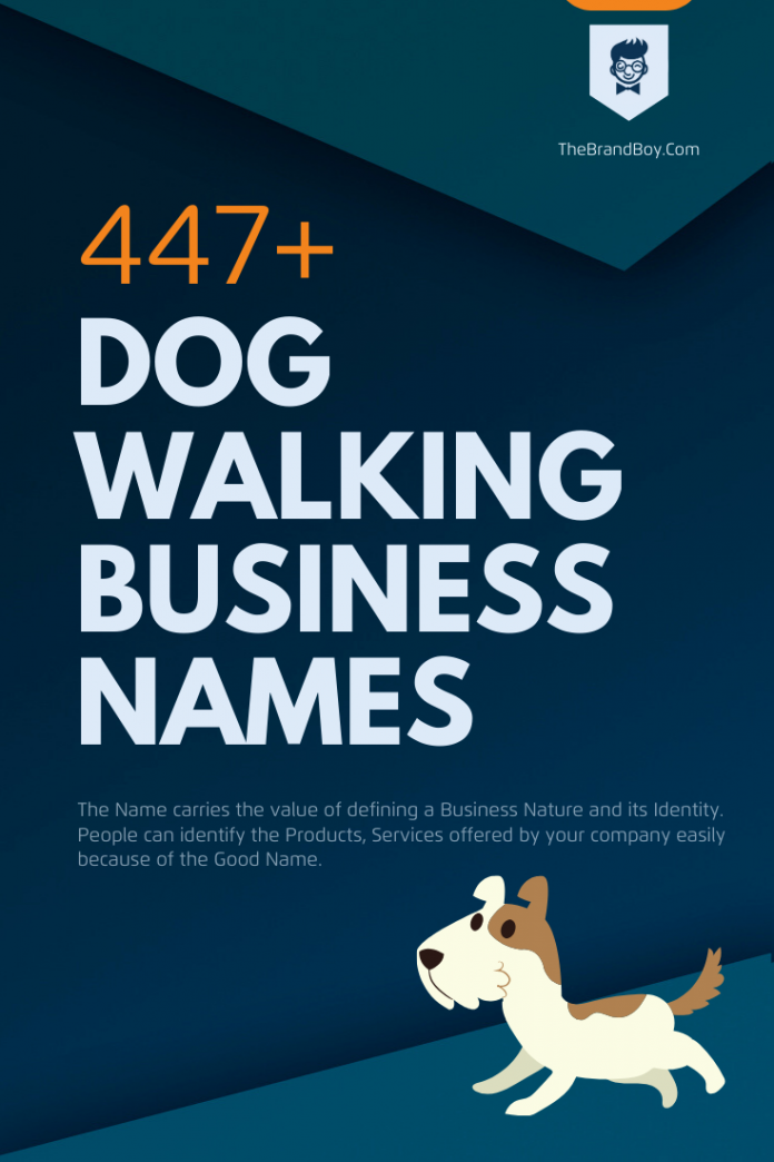 459+ Creative Dog walking business Names - theBrandBoy.Com