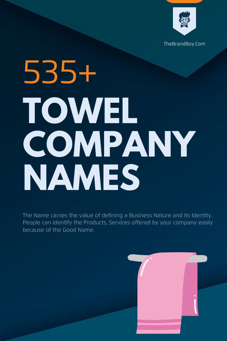 950+ Best Towel Company Names Ideas With Guide ( Video+ Infographic)