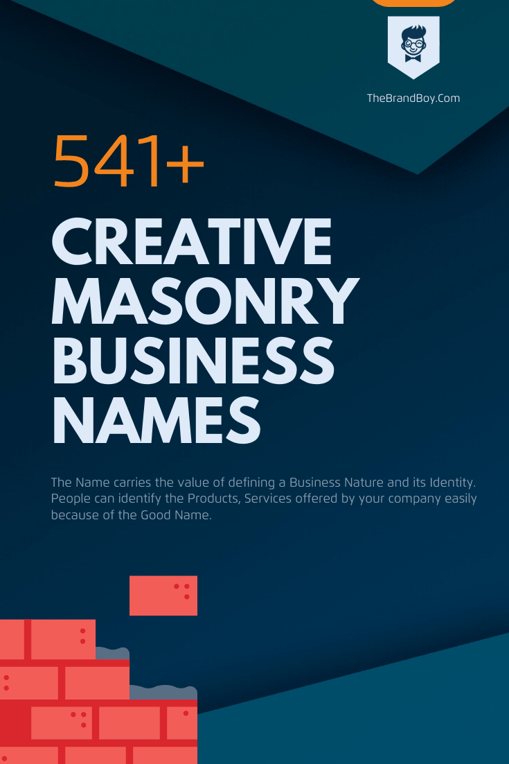 971+ Masonry Business Name Ideas