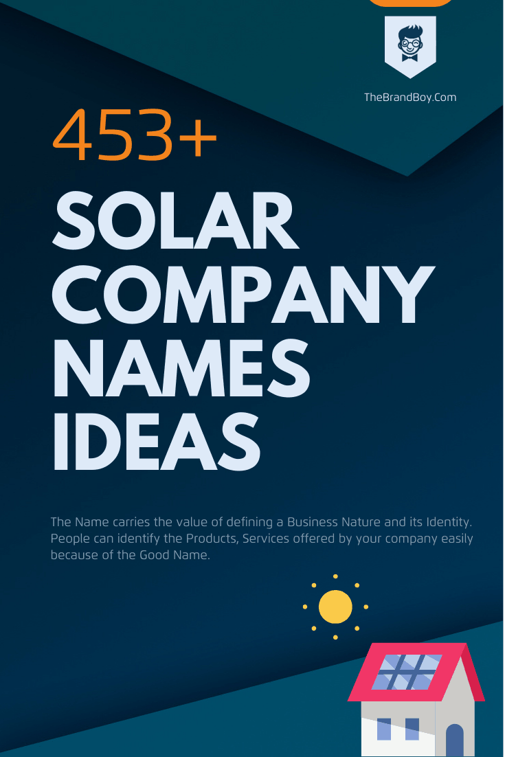 1550+ Solar Company Names Ideas (Examples + Generator)
