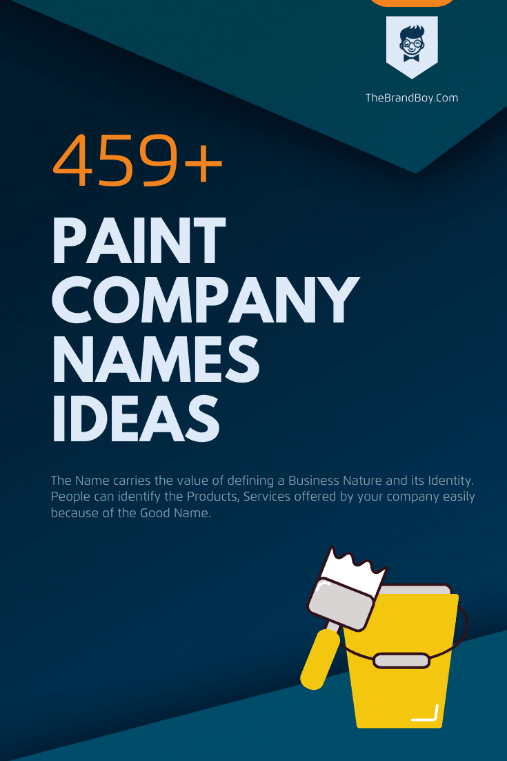 165+ Catchy Paint company names Small Business