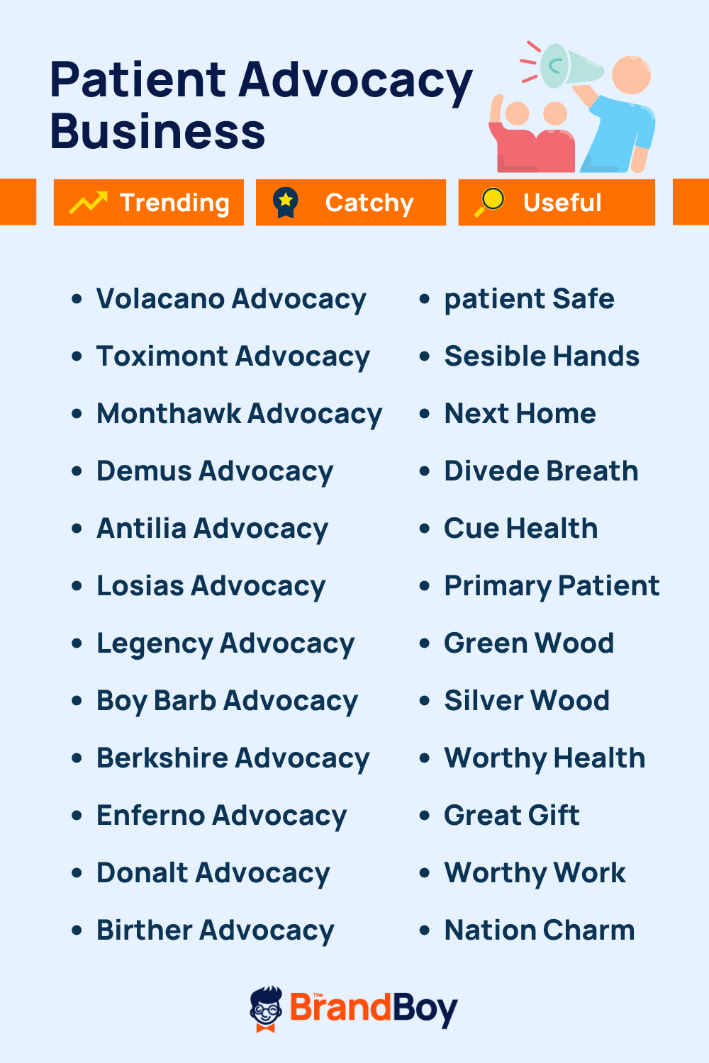 382+ Best Patient Advocacy Business Names And ideas theBrandBoy