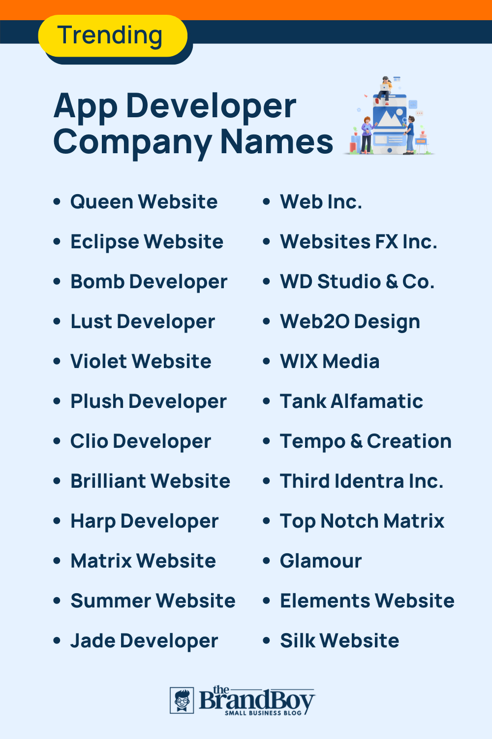 1750+ App Development Company Names Ideas (Generator + Guide) - theBrandBoy