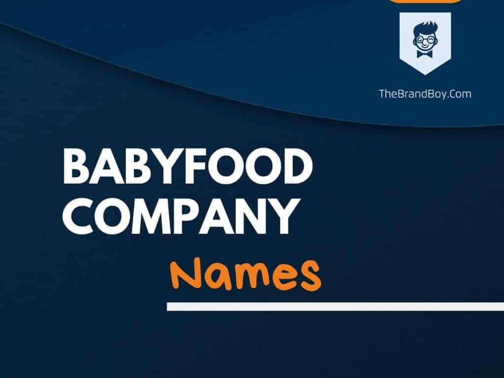 3 Best Baby Food Company Names Ideas
