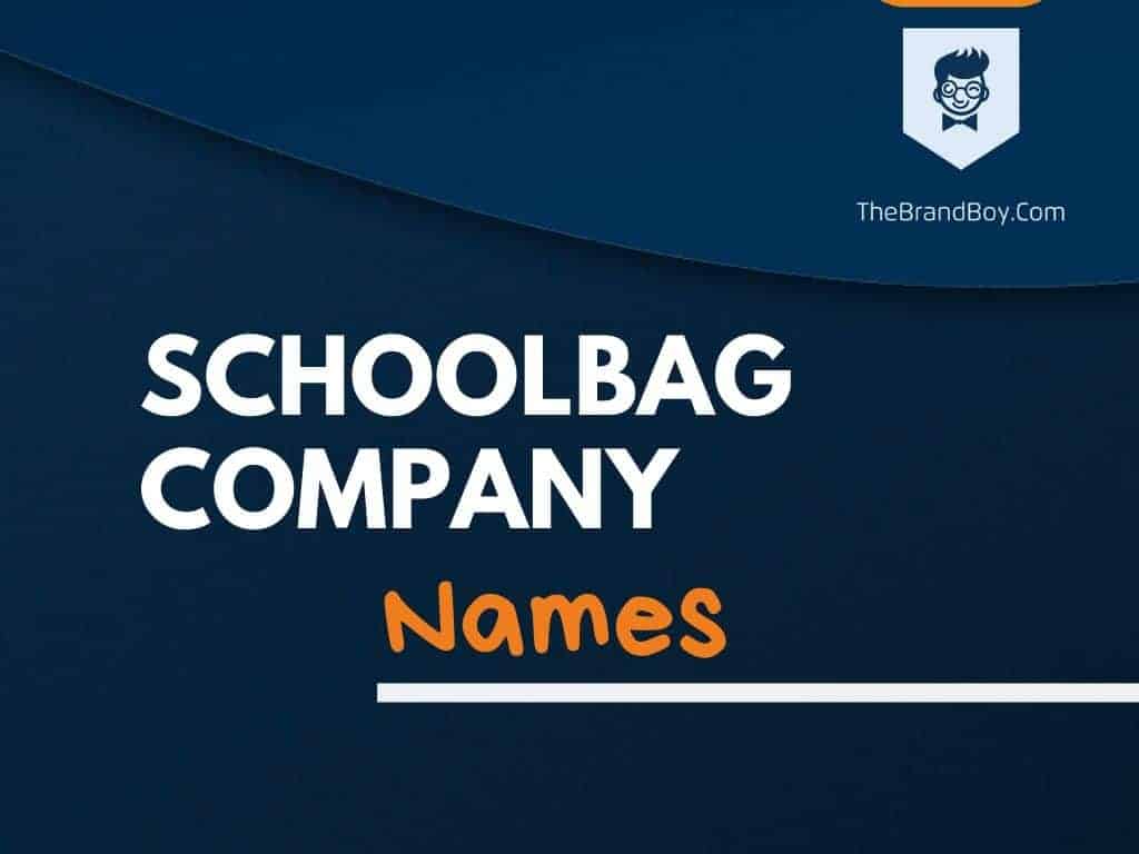 school bags company names