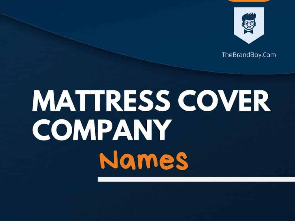 best names for mattress company