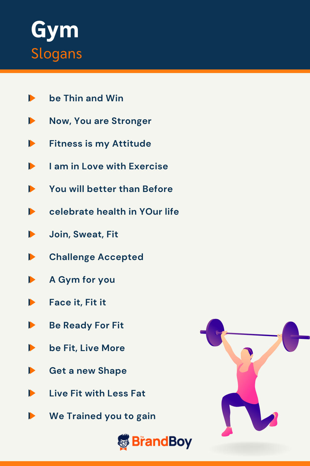 831+ Catchy Gym And Fitness Slogans BrandBoy