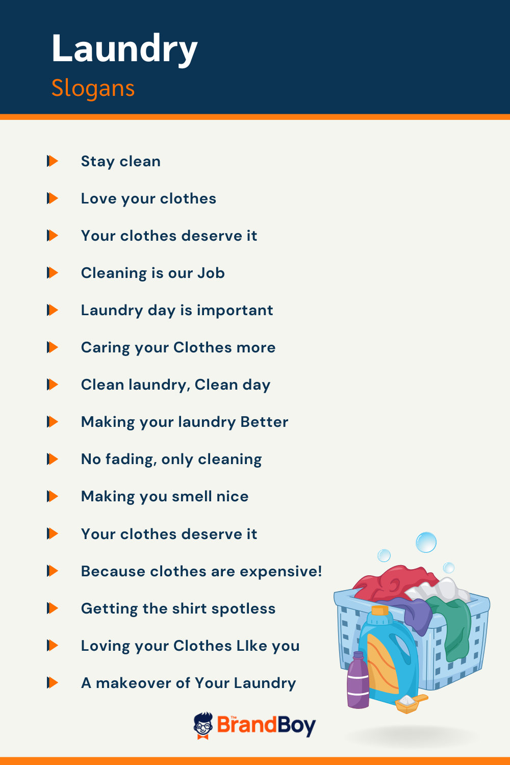 Catchy Laundry Slogans And Taglines