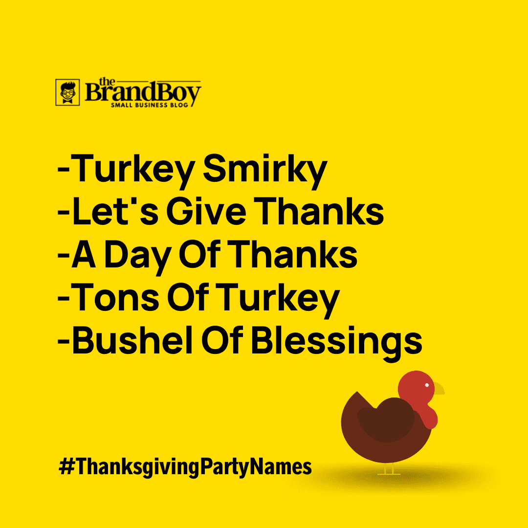 400 Best Thanksgiving Party Names With Generator TheBrandBoy