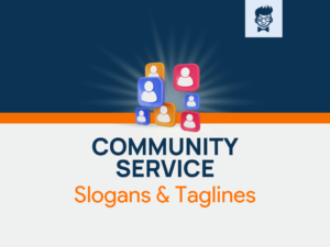 community service slogans