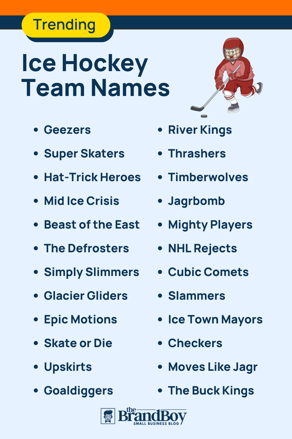 Ice Hockey Team Names: 700+ Catchy and Cool Names - BrandBoy