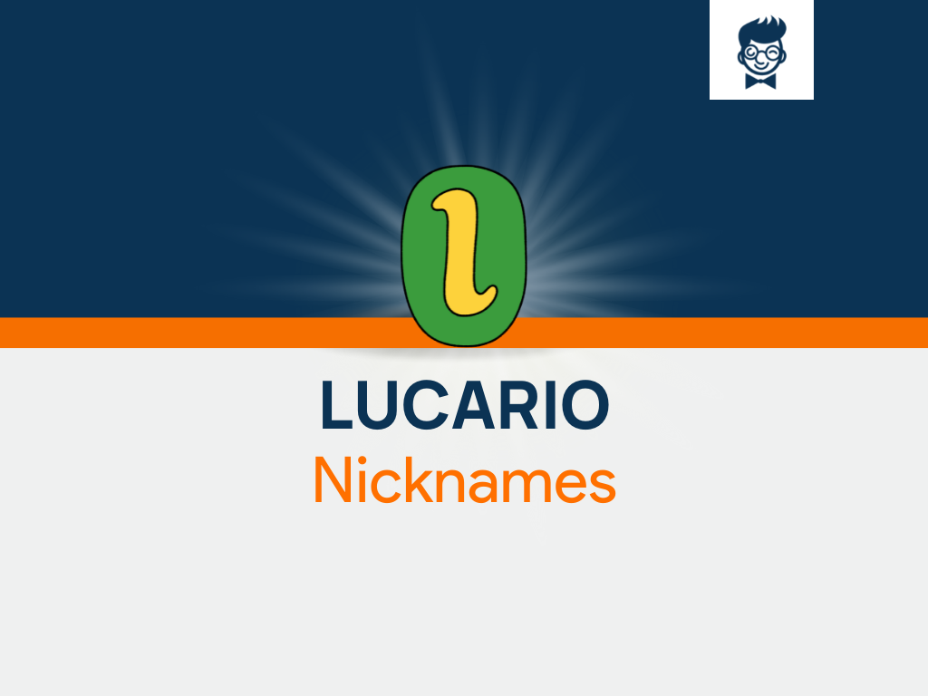 Lucario Nicknames 545+ Cool and Catchy Names BrandBoy