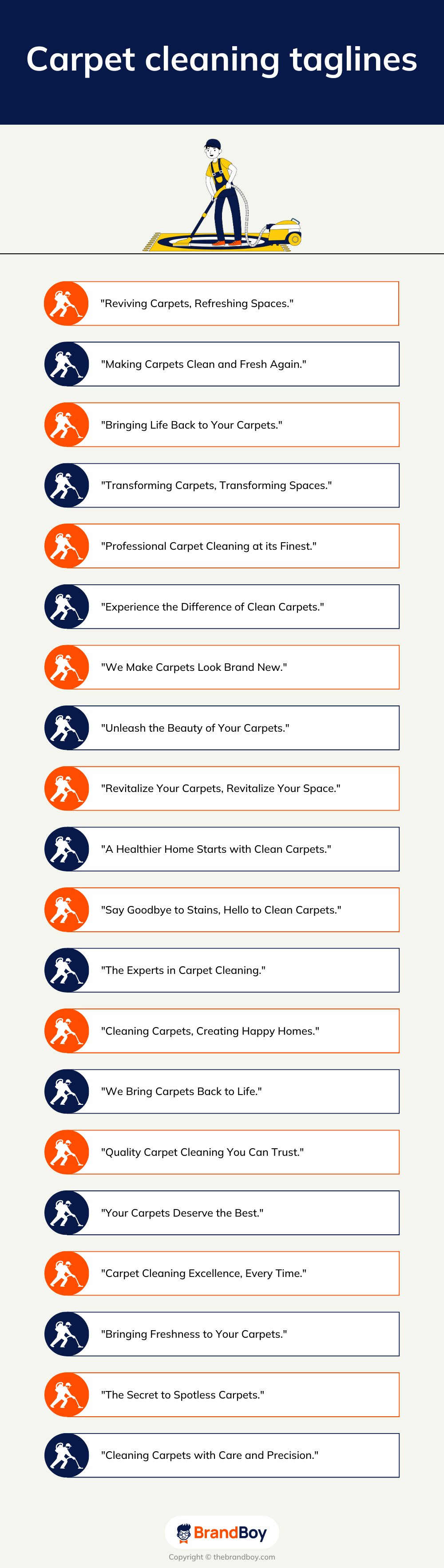 755+ Carpet Cleaning Slogans And Taglines (Generator + Guide) BrandBoy