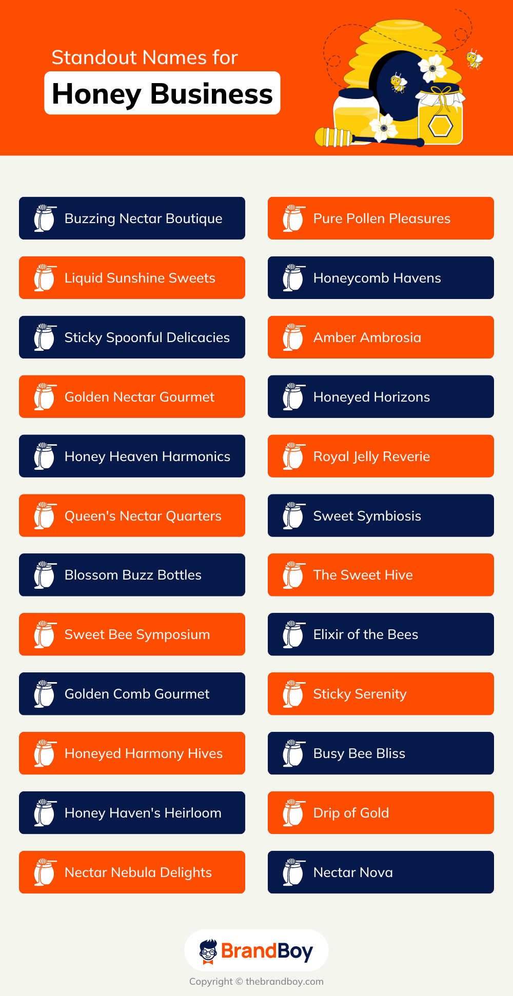 955+ Honey Business Names BrandBoy