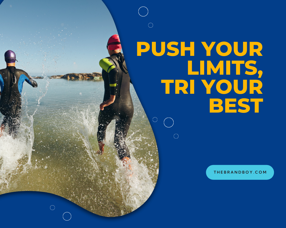 547+ Best Triathlon Slogans And taglines (generator + guide)