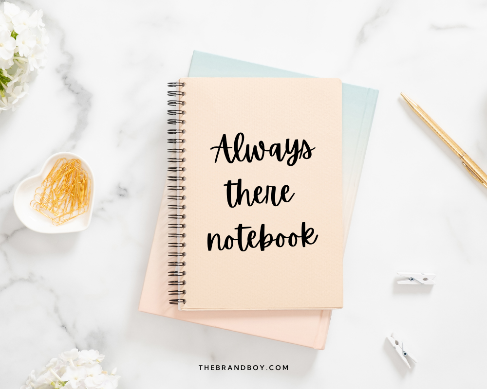 783+ Notebook Slogans and Taglines (Generator + Guide) BrandBoy
