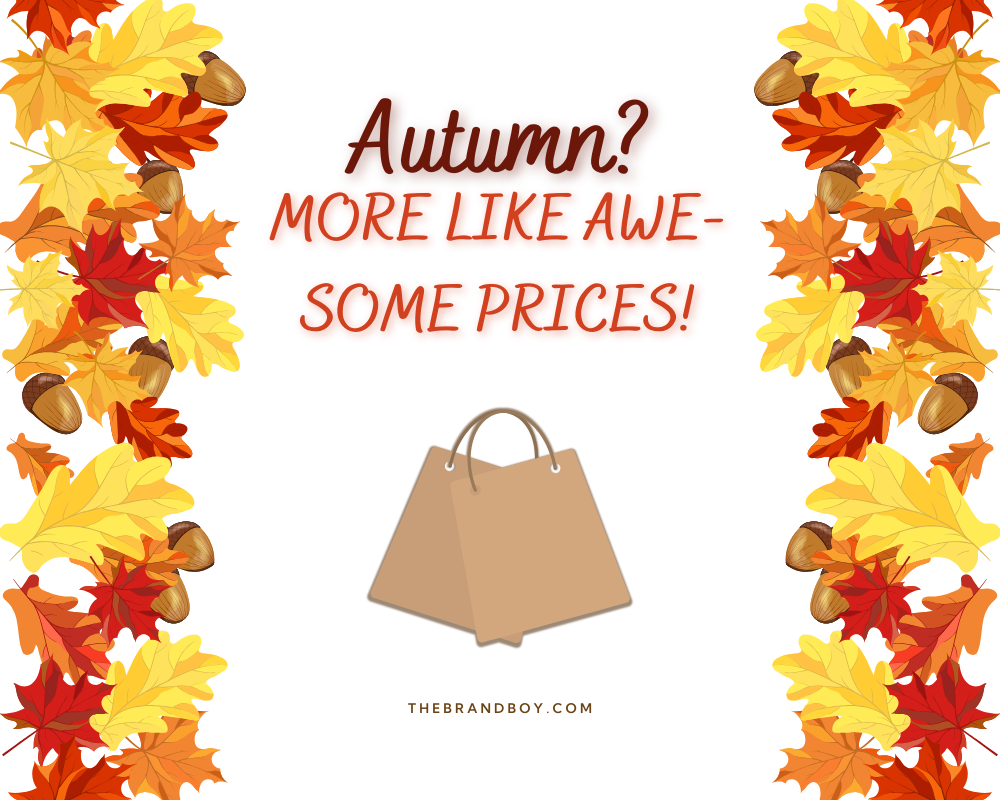 831+ Catchy Autumn Sale Slogans And Taglines