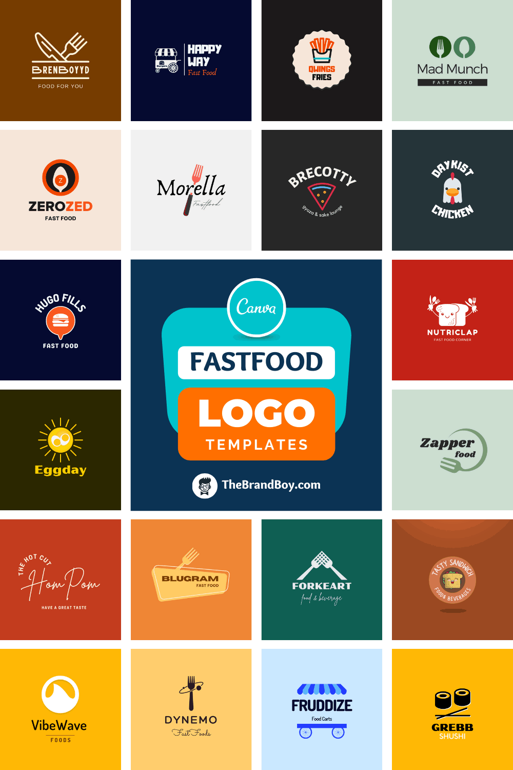 30+ Fast food Logo Ideas - BrandBoy