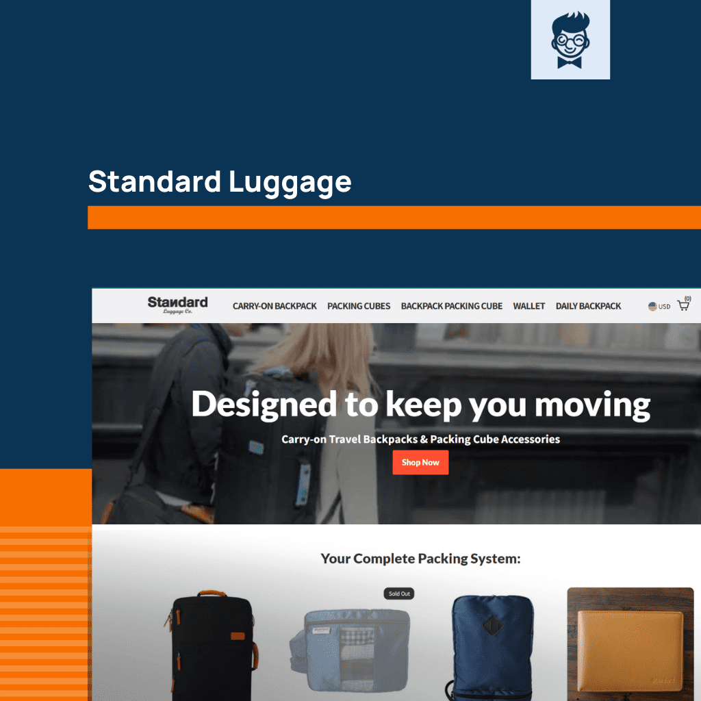 50+ Best Backpack Website Design Examples: Inspiring Layouts - BrandBoy