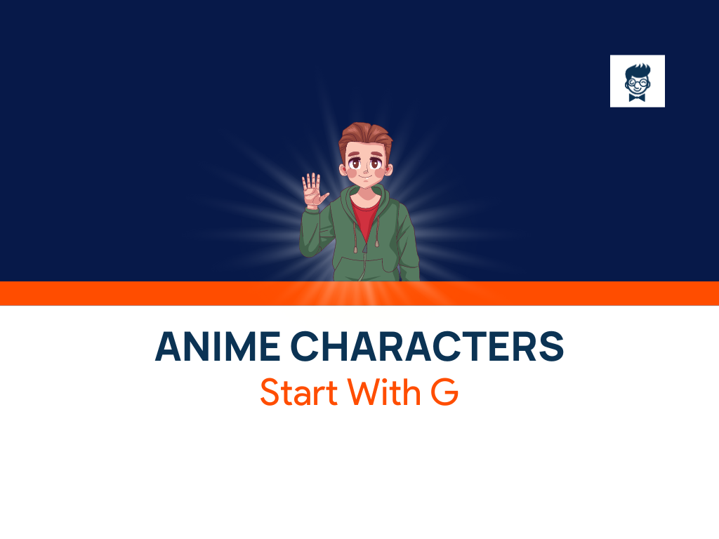 Anime Characters Starting With G