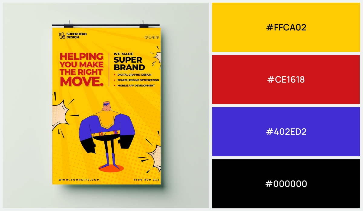 30+ Classy Poster Color Palettes (Don't Miss Out) - BrandBoy