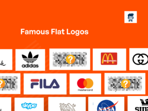 Famous Flat Logos
